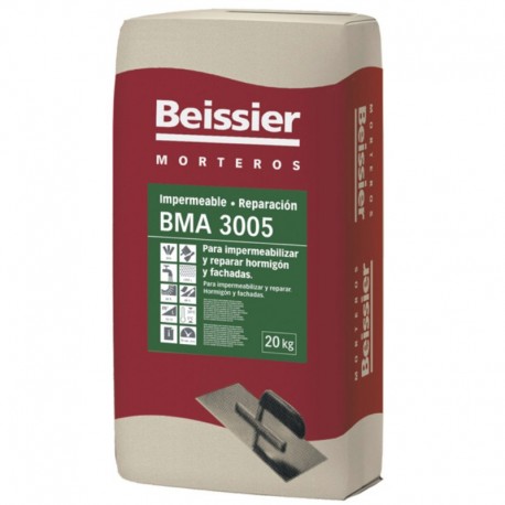 Mortero Impermeable Reparacion BMA 3005 Beissier - Multipinturas